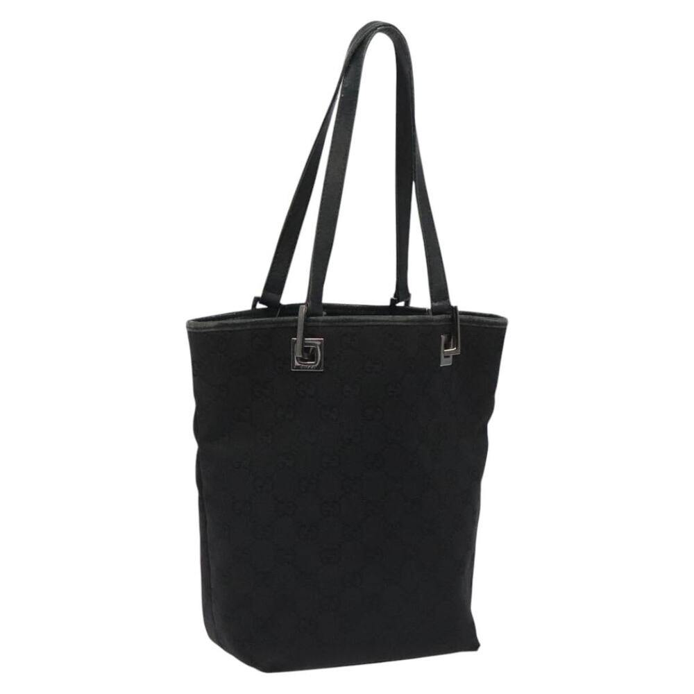 GUCCI GG Canvas Tote Bag Black